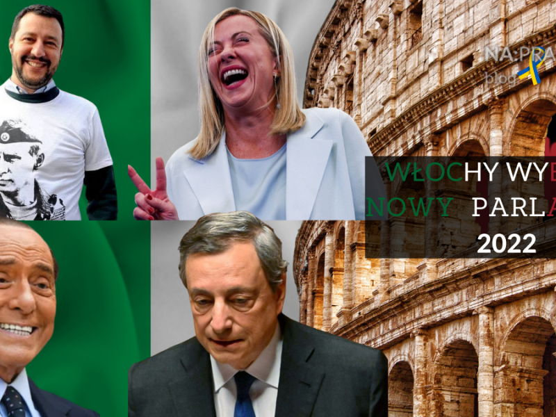 WŁOCHY WYBRAŁY NOWY PARLAMENT 2022: Faszystowscy putinowcy w&nbsp;euforii